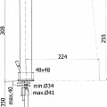 Смеситель для раковины Paffoni Light EL081CR хром