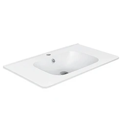 Раковина встраиваемая Vincea 80см VCB-2VP800W белая глянцевая