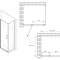 Душевой уголок ABBER Sonnenstrand 120x70см AG04120BS-S70B профиль черный, стекло прозрачное