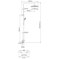 Душевая стойка Wasserkraft Thermo A13302 хром
