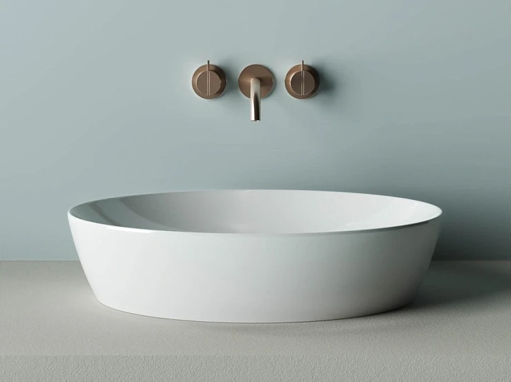 Раковина накладная Ceramica Nova Element CN5018 белая глянцевая