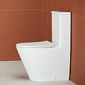 Унитаз-компакт Ceramica Nova Highlight CN1802 белый глянец
