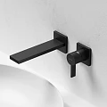 Смеситель для раковины Sancos Linn SC9021MB c внутренней частью, черный матовый