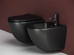 Биде подвесное Ceramica Nova Metropol CN4003MB черный матовый