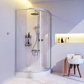 Душевой уголок AM.PM X-Joy 90x90 WK88DH профиль хром, стекло прозрачное
