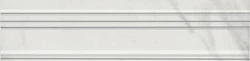 Бордюр Багет Алькала белый глянцевый 20x5x1,9, 1, шт