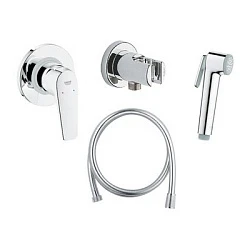 Гигиенический душ Grohe BauFlow 124900 со смесителем, хром