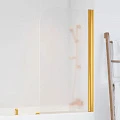 Шторка на ванну Vegas Glass 140x75см EV 76 09 10 R профиль золото, стекло сати