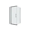 Душевой уголок Bravat Blackline 90x90см BS090.3113A профиль черный, стекло прозрачное