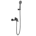 Смеситель для ванны с душем Aquatek Европа AQ1349MB матовый черный