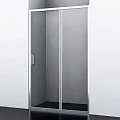 Душевая дверь в нишу Wasserkraft Main 110см 41S13 профиль хром, стекло прозрачное