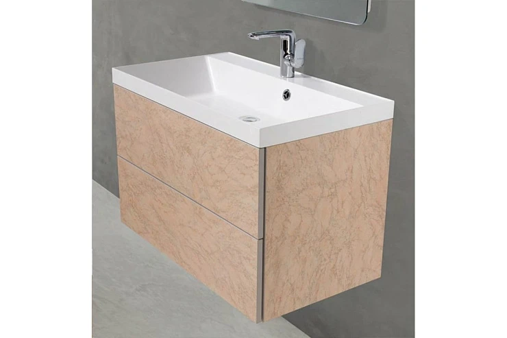 Раковина встраиваемая BelBagno 70см BB700/450-LV-MR-AST белая