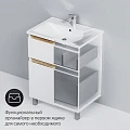 Тумба с раковиной AM.PM X-Joy 65 напольная, белый глянец