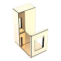 Крючок Boheme Q 10946-G золото глянец