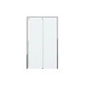 Душевая дверь в нишу Bravat Slimline 120x195см BD120.4105A профиль хром, стекло прозрачное