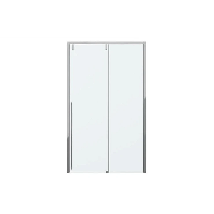 Душевая дверь в нишу Bravat Slimline 120x195см BD120.4105A профиль хром, стекло прозрачное