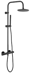 Душевая стойка Remer Elegance EQ32X8MPMD30NO черная матовая