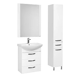 Зеркало Aquaton Ария 65 1A133702AA010 белый глянец