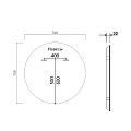 Зеркало Vincea 70 VLM-3DE700 с подсветкой