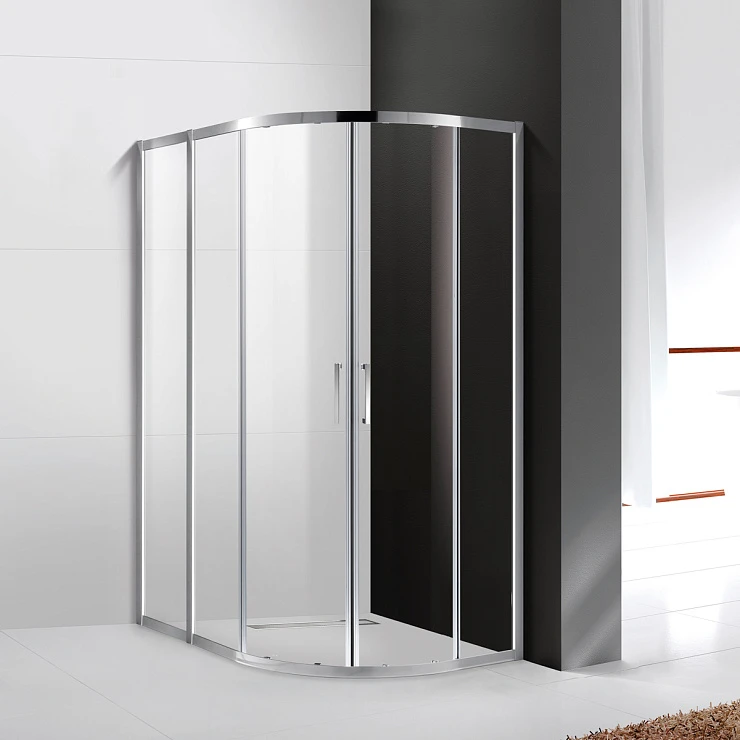 Душевой уголок Cezares Molveno 120x90см MOLVENO-RH-2-120/90-C-Cr-IV профиль хром, стекло прозрачное