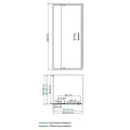 Душевой уголок Wasserkraft Berkel 90x90см 48P03 профиль хром, стекло прозрачное