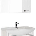 Мебель для ванной Aquanet Честер 85 белый/серебро