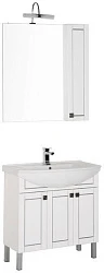Мебель для ванной Aquanet Честер 85 187599 белый / серебро