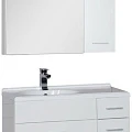 Мебель для ванной Aquanet Данте 85 L белый камерино 1 навесной шкафчик