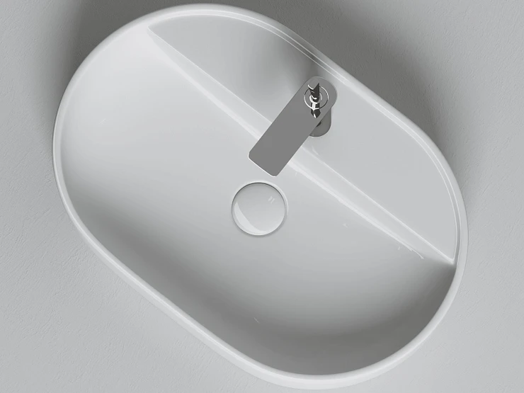 Раковина накладная Ceramica Nova Element CN6035 белая матовая