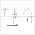 Смеситель для кухни Bravat FIT F7135188CP-1-RUS хром