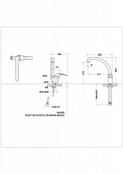 Смеситель для кухни Bravat Art F775109G-1 золото