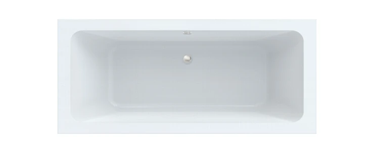 Акриловая ванна C-bath Fortuna 170x75 CBQ017001 белая глянцевая