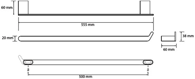 Полотенцедержатель Bemeta 157104361