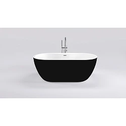 Акриловая ванна Black & White Swan SB111 Black 180x75 111SBBL черная глянцевая