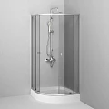 Душевой уголок AM.PM X-Joy 90x90см W88E-205-090MT профиль матовый хром, стекло прозрачное