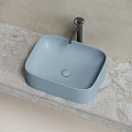 Раковина накладная Ceramica nova Element 505*380*150мм CN6052MHL серо-голубая матовая