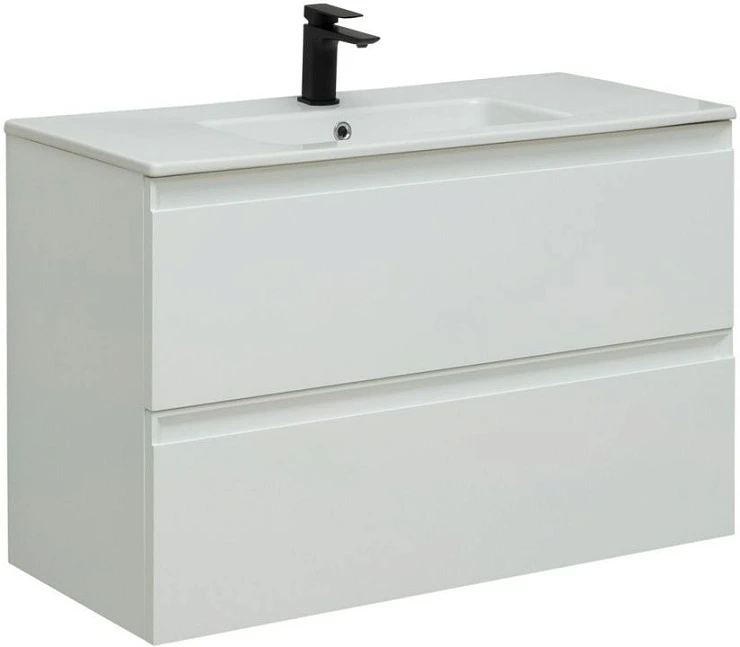 Тумба под раковину Allen Brau Eclipse 100 1.E1003.WM белый матовый