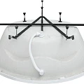 Каркас для ванны Aquanet Malta 150x150
