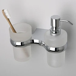 Дозатор Wasserkraft Berkel K-6889 со стаканом, хром