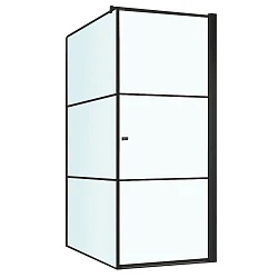 Душевой уголок Berges Dark 90x90см 061020R профиль черный, стекло прозрачное