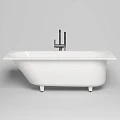 Ванна из искусственного камня Salini ORNELLA 170x80 встраиваемая 102424M белая матовая