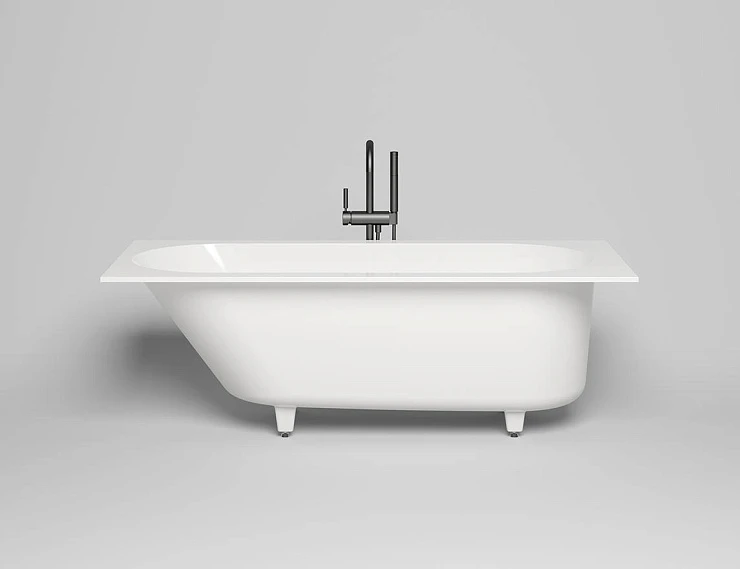 Ванна из искусственного камня Salini ORNELLA 170x80 встраиваемая 102424M белая матовая
