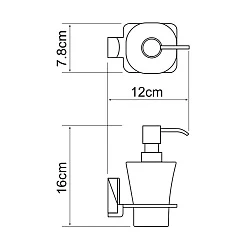 Дозатор Wasserkraft Exter K-5299 светлая бронза