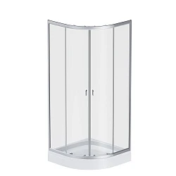 Душевой уголок AM.PM X-Joy 80x80см W88E-205-080MT64 профиль матовый хром, стекло прозрачное