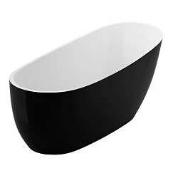 Акриловая ванна Excellent Comfort+ 175x74 WAEX.CMP2.17WB черная глянцевая