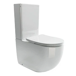 Чаша для унитаза-компакта Ceramica Nova Metropol CN4001-B с крышкой-сиденьем