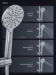 Душевая стойка Sancos Kanedo SC7200CH с термостатом, хром