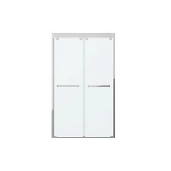 Душевая дверь в нишу Bravat Stream 120x200см BD120.4203S профиль хром, стекло