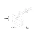Держатель туалетной бумаги Fixsen Europa FX-21810 с крышкой, хром