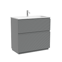 Тумба под раковину Sancos Folk Floor 90 FL90FES напольная, Ergraut soft